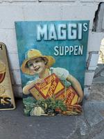 Maggi Schild Reklame Blechschild Retro Deko Vintage Werbeschild Nordrhein-Westfalen - Voerde (Niederrhein) Vorschau