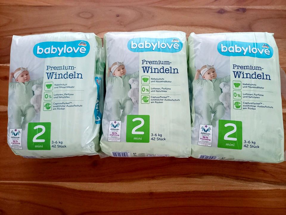 Pampers Windeln DM Babylove Premium Windeln 3x42Stk. in Salzbergen