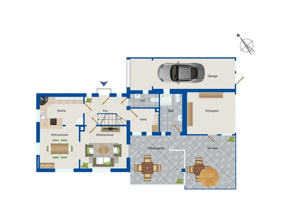 Gepflegtes Einfamilienhaus in ruhiger Lage auf Erbbaugrundstück in Brunsbüttel in Brunsbuettel