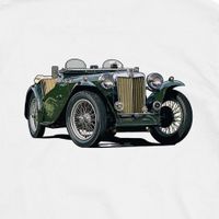 MG MGTC Oldtimer hochwertiges T-Shirt beidseitig bedruckt Bayern - Olching Vorschau