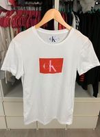 Calvin Klein Jeans T-Shirt M Weiß Rot Rosa Samt Ckj Blogger Shirt Lübeck - Innenstadt Vorschau