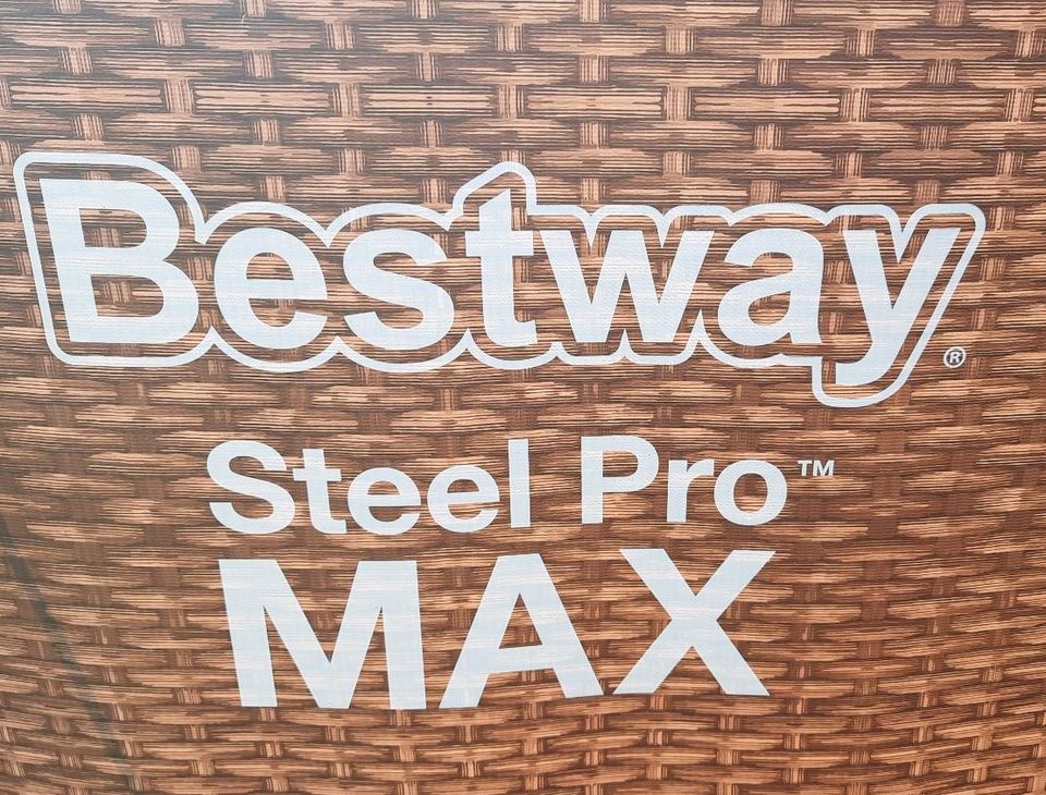 Pool 3,66 m x 1 m Bestway Steel Pro MAX komplett Set in Karlstadt