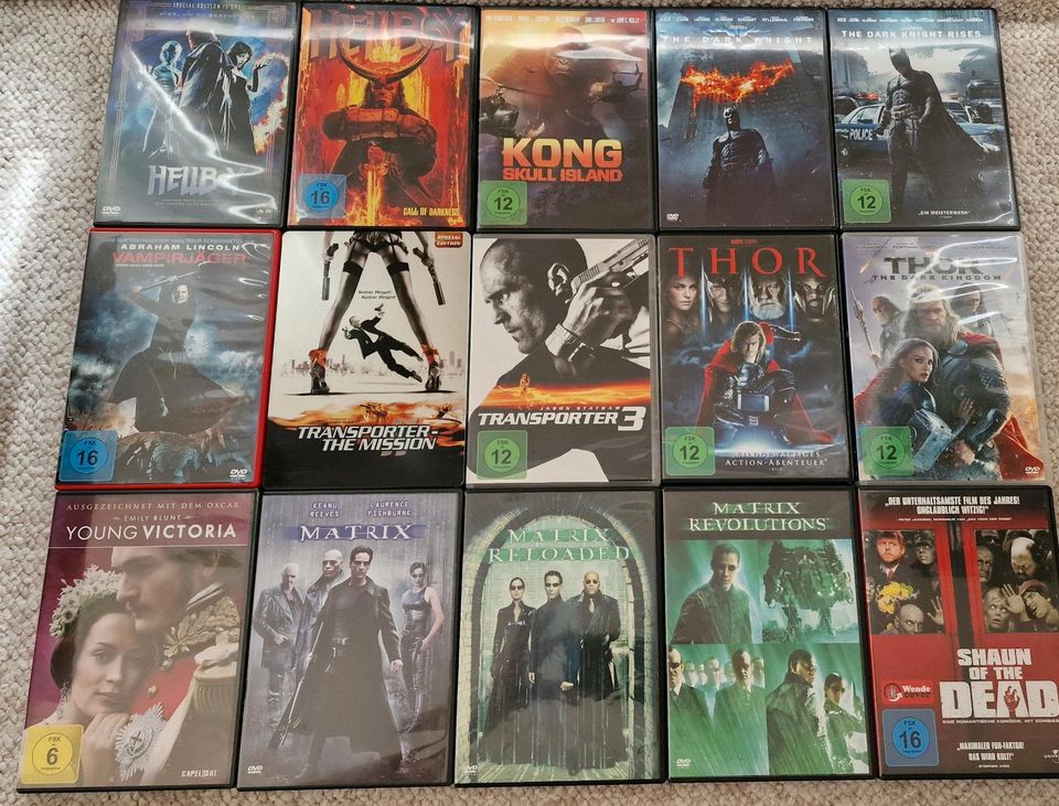 DVD-SAMMLUNG , FILME , DVD , PAKET in Jena