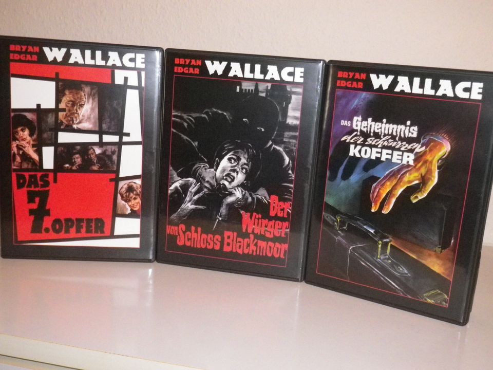 9 DVD Edgar Wallace Würger von Blackmoor Henker von London … TOP in Lollar