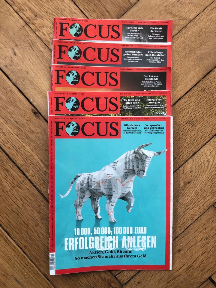 Focus Ausgaben 2024 in Berlin