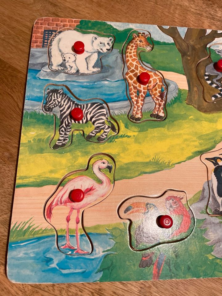 Zoo Steckpuzzle, Holzpuzzle in Münster