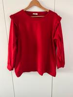 C&A Pullover, Sweatshirt mit Volants Rüschen Rot Größe 48/50 4XL München - Berg-am-Laim Vorschau