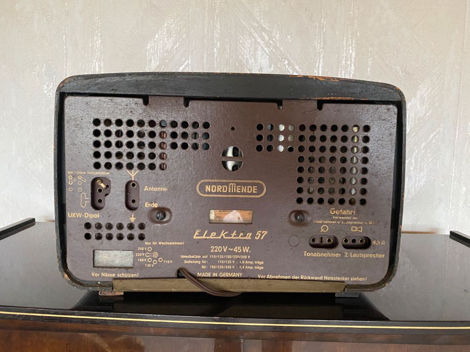 Nordmende Elektra 57 Röhrenradio - Radio - vintage in Wienburg