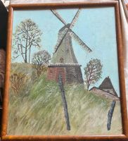 Windmühle Ölfarbe Unikat 53 x 43 cm Hessen - Hessisch Lichtenau Vorschau