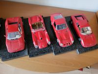 4 Ferrari Bburago 1/18 auf Granitplatten montiert Bayern - Bischofswiesen Vorschau