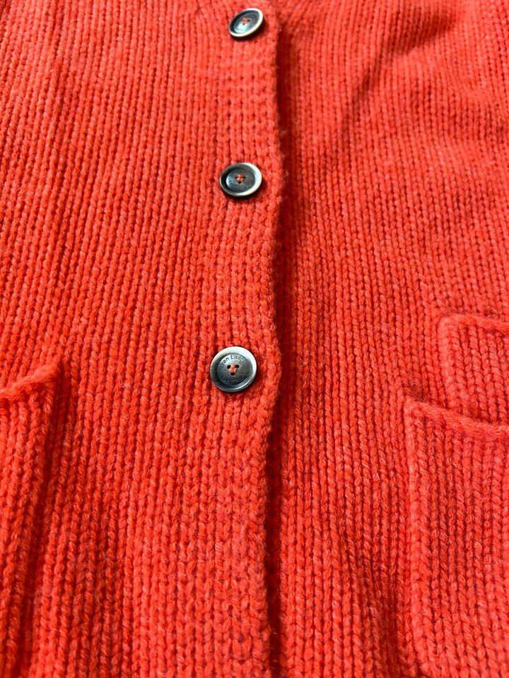 van Laack Strickjacke 100 % Cashmere Orange/Rot Gr 36/38 in Osnabrück