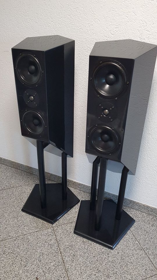 HighEnd Lautsprecherpaar Phonar Pentagon Beta, schwarz Lack in Esslingen