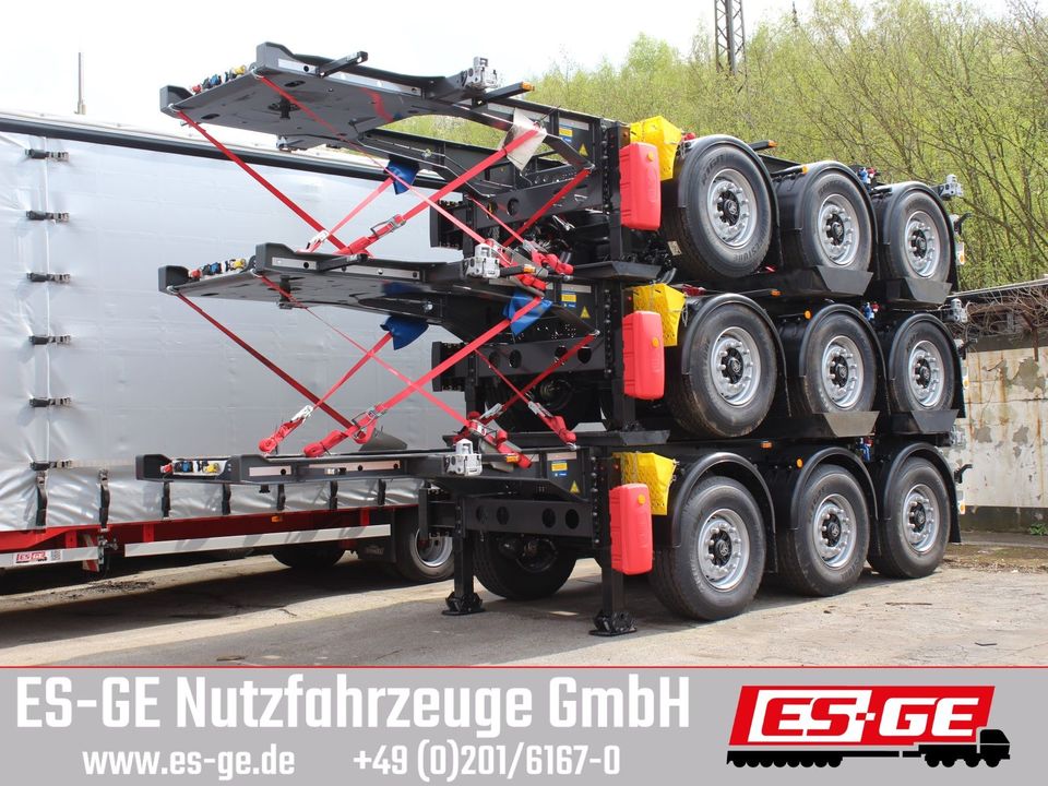 Krone 3-Achs-Containerchassis 20' in Essen