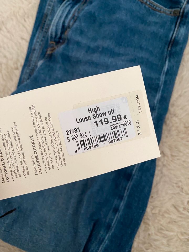 High Loose Levi’s Jeans W27 L31 Hose in Wildeshausen
