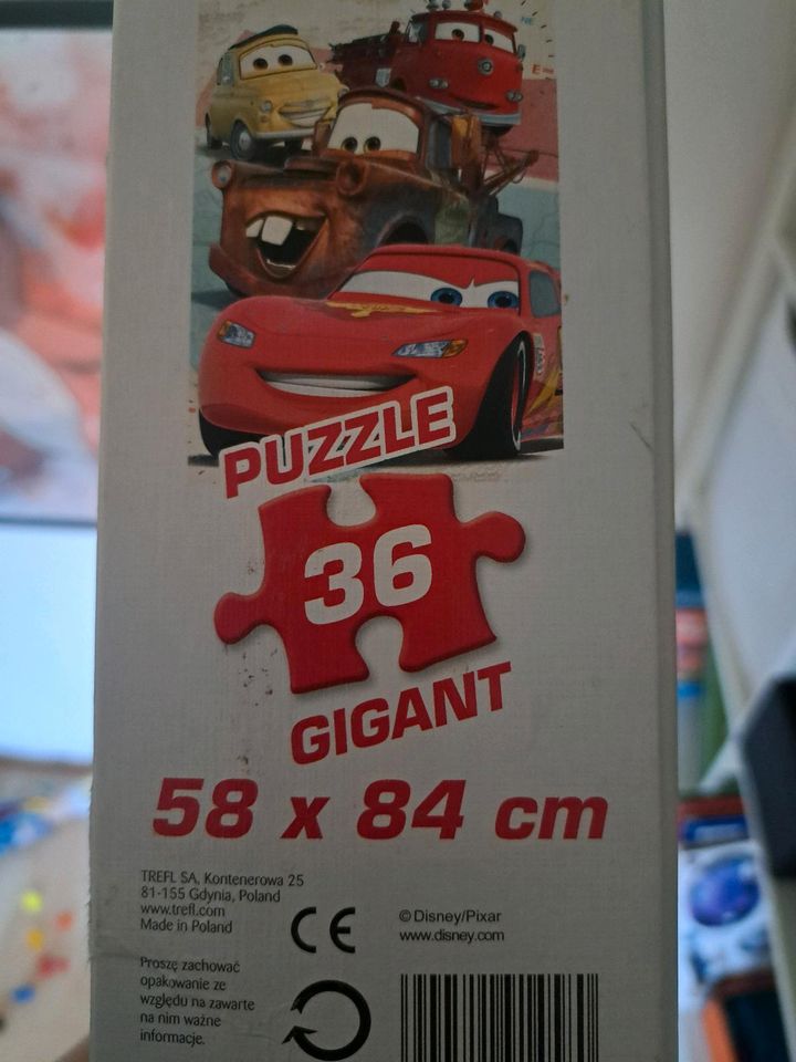 Ligjtning McQueen Puzzle Giant! 58x84 cm, 36 Teile in Sulzbach