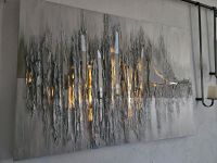 3D Struktur-Bild, 100x70cm,Unikat, Handarbeit, LED, Spiegelglas Brandenburg - Potsdam Vorschau