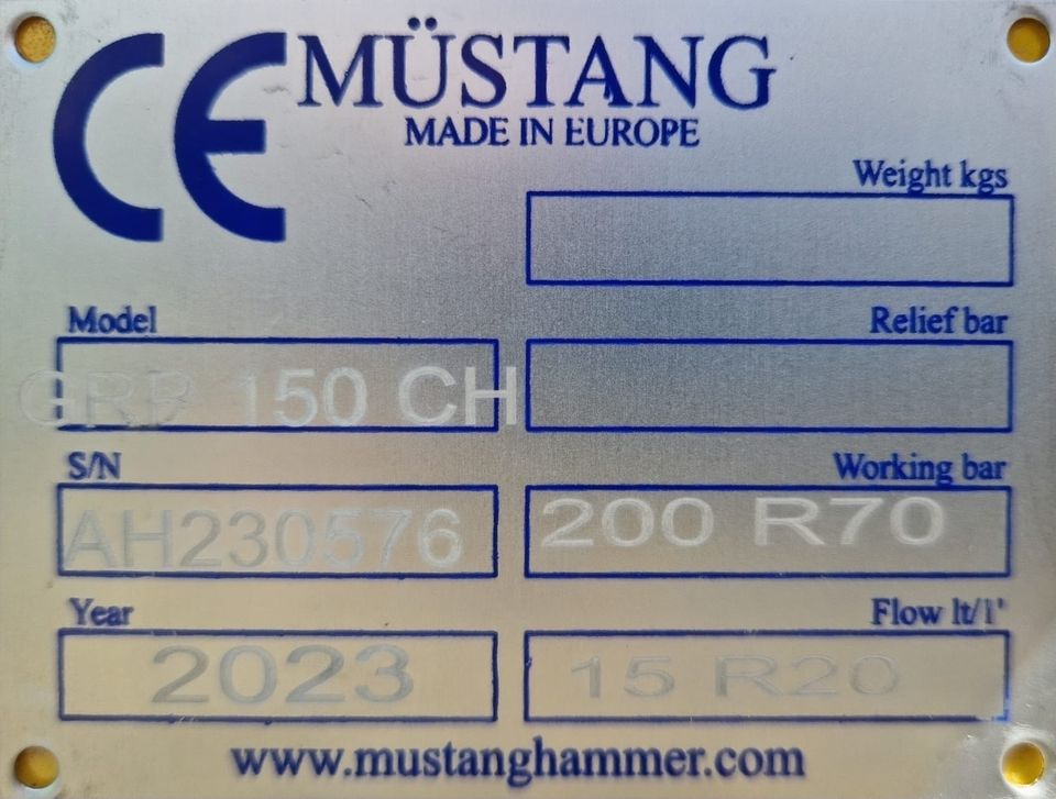 2024 Mustang GRP150CH Sortiergreifer in Rheinfelden (Baden)