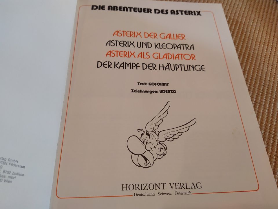 ASTERIX 8 Bände Prachtausgabe (Leder) uvm. in Uplengen