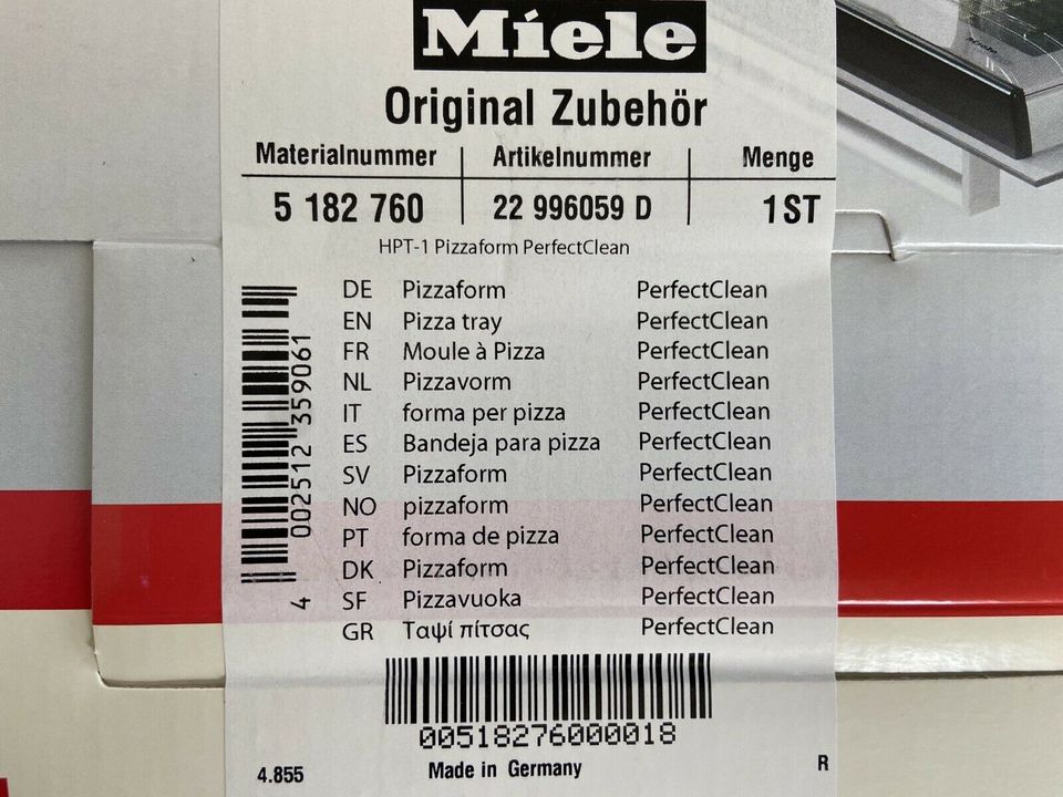 Miele HPT-1 Pizzaform PerfektClean - neu OVP in Fellbach