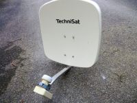 TechniSat Satellitenschüssel mit Halterung Geländer /Wand Bayern - Schwenningen Vorschau