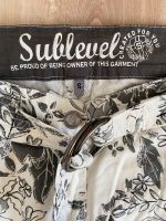 Sublevel ♥️♥️ kurze Hose S / 36 Shorts ♥️ floral Blumen weiß Sachsen - Plauen Vorschau