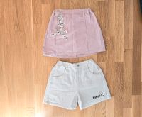 Gr. 150 / Sommer Kleidung  kurze Hose. Rock Mädchen weiß pink Düsseldorf - Heerdt Vorschau