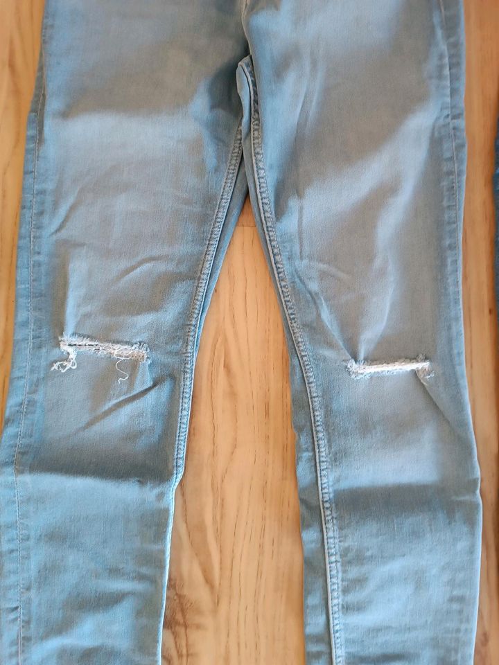 Teilw.NEU+ungetragen!Mädchen Blue-Jeans Größe 152,verstellb. Bund in Kusel