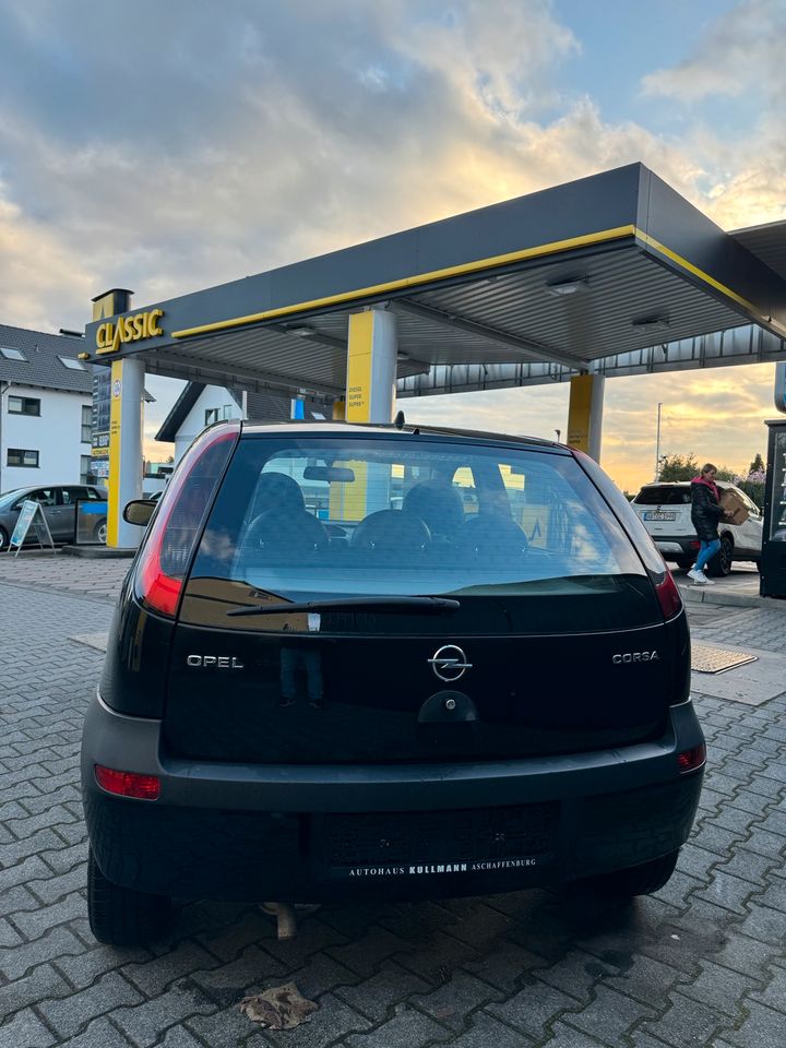 Opel Corsa C 1.0 TÜV 07/2025 Klima Scheckheft Top in Haibach Unterfr.
