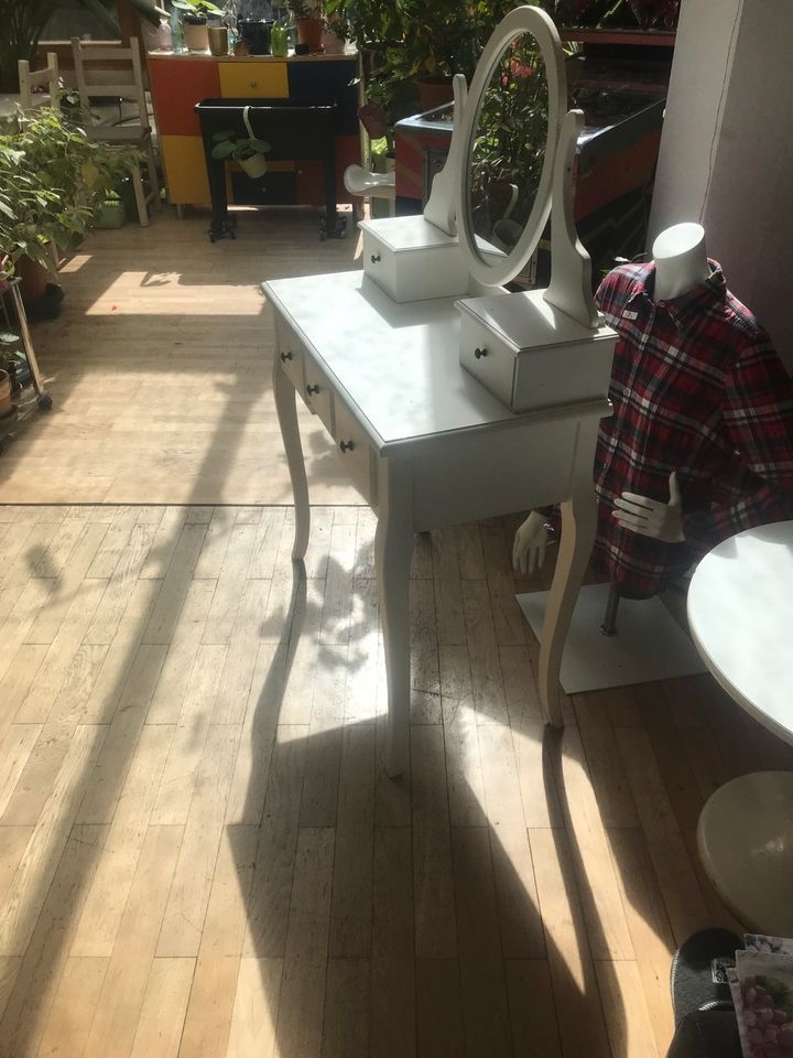 Schminktischspiegel Tisch schminken in weiß in Fuchstal