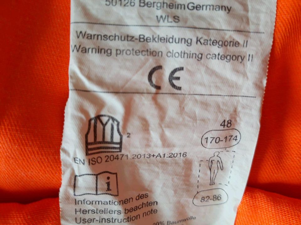 Arbeitsschutzkleidung Orange in Dortmund