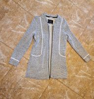 Damen Jacket Blazer Jacke Gr.36, S weiß grau gestrickt street one Lüneburger Heide - Neuenkirchen Vorschau