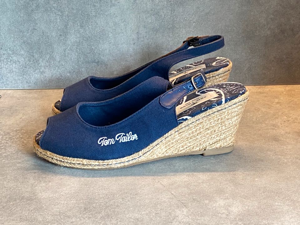 Tom Tailor Espadrilles / Peeptoe Gr 37 neuertig in Lingen (Ems)