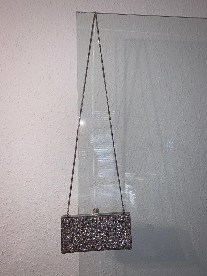 Jimmy choo celeste glitter clutch hotsell