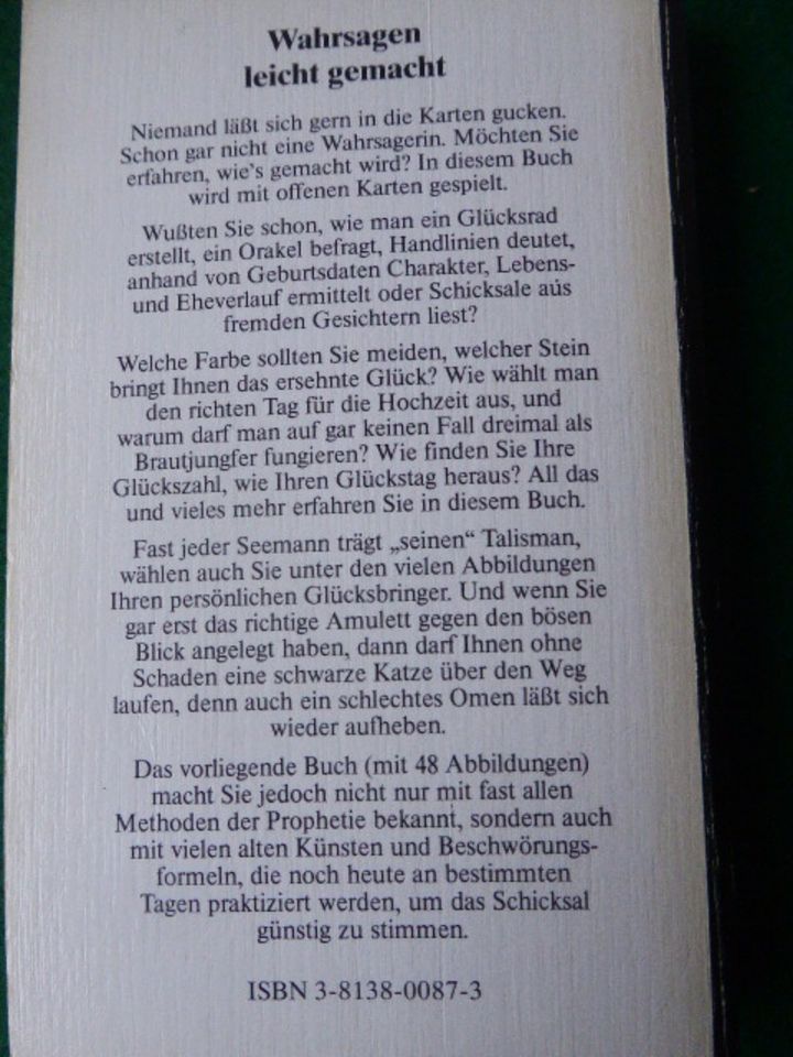 Bücher zu Wahrsagen/ Esoterik/ Kartenlegen/ Tarot, ab in Bremen