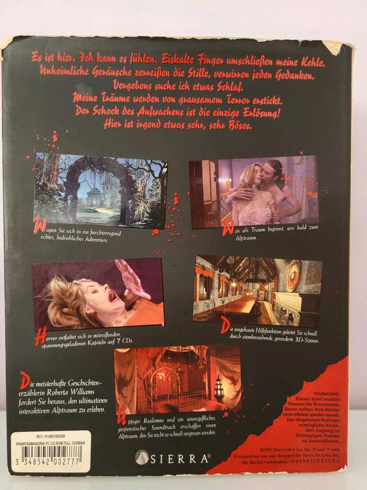 Phantasmagoria PC - Spiel von Sierra 7 CD's in Balve