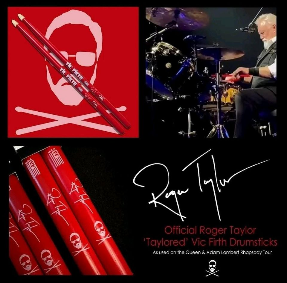 Roger Taylor Queen - Drum Sticks - Schlagzeug - Vic Firth in Dresden