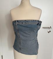Jeans top Zara Denim blau Gr. S/M Corsagen Oberteil Hessen - Sulzbach Vorschau