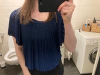 ASOS Top off-shoulder Carmenausschnitt blau S 36 Bayern - Neu Ulm Vorschau