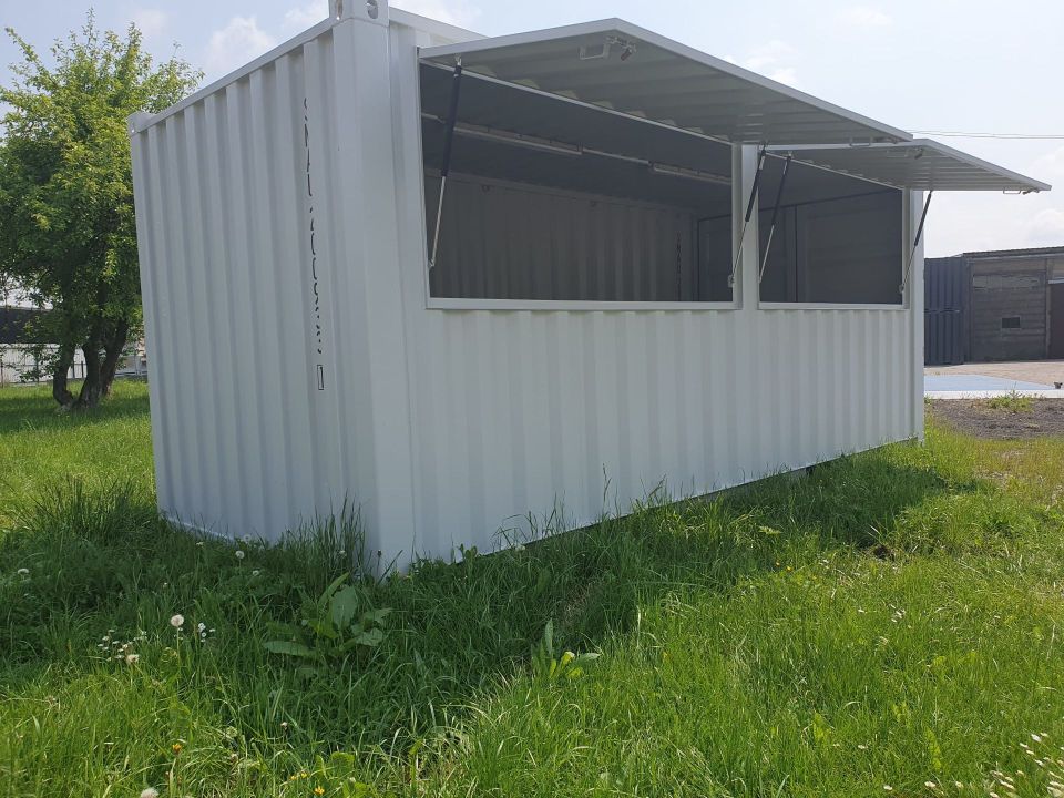 Imbisscontainer Tür Klappe Döner Imbiss Shop Kiosk 6 bis 20 Fuß in Hamburg