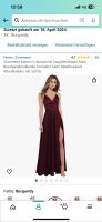 Abiballkleid rot Gr 38 Neu Hochtzeit Bordeaux Danmen Kleid lang Westerwaldkreis - Hergenroth Vorschau