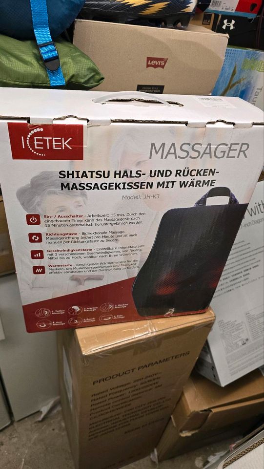 Shiatsu Hals - und Rückenmassagekissen mit Wärme Neu in Bielefeld