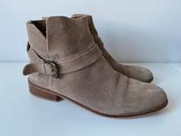 Cox, Stiefeletten, Größe 40, beige, Velours Leder Hessen - Weiterstadt Vorschau