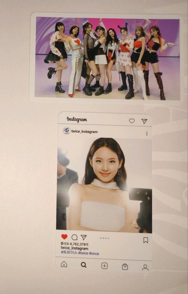 TWICE photocards, with you-th, RTB, Fancy, Scientist, Between 1&2 in Niederorschel