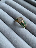 Diamanten Smaragd Goldring 750 ges. ca 2.0ct mit Zertifikat Innenstadt - Köln Deutz Vorschau