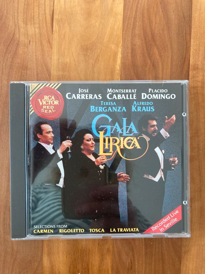 CD Gala lirica jose Carreras in Besigheim