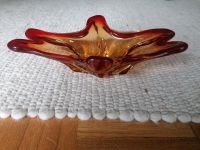 Große Murano Glas Schale, Vintage, Rot-Orange, 70s Hessen - Rodenbach Vorschau