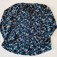 Street One Damen Langarm Bluse. Blau m. floralem Muster. Größe 44 Niedersachsen - Buxtehude Vorschau