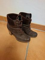 TOMMY HILFIGER STIEFELETTE BRAUN LEDER, GR 40 Bayern - Rednitzhembach Vorschau