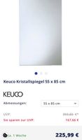 Kristallspiegel / Spiegel Keuco 85 x 55 cm mit Facettenschliff Baden-Württemberg - Langenau Vorschau