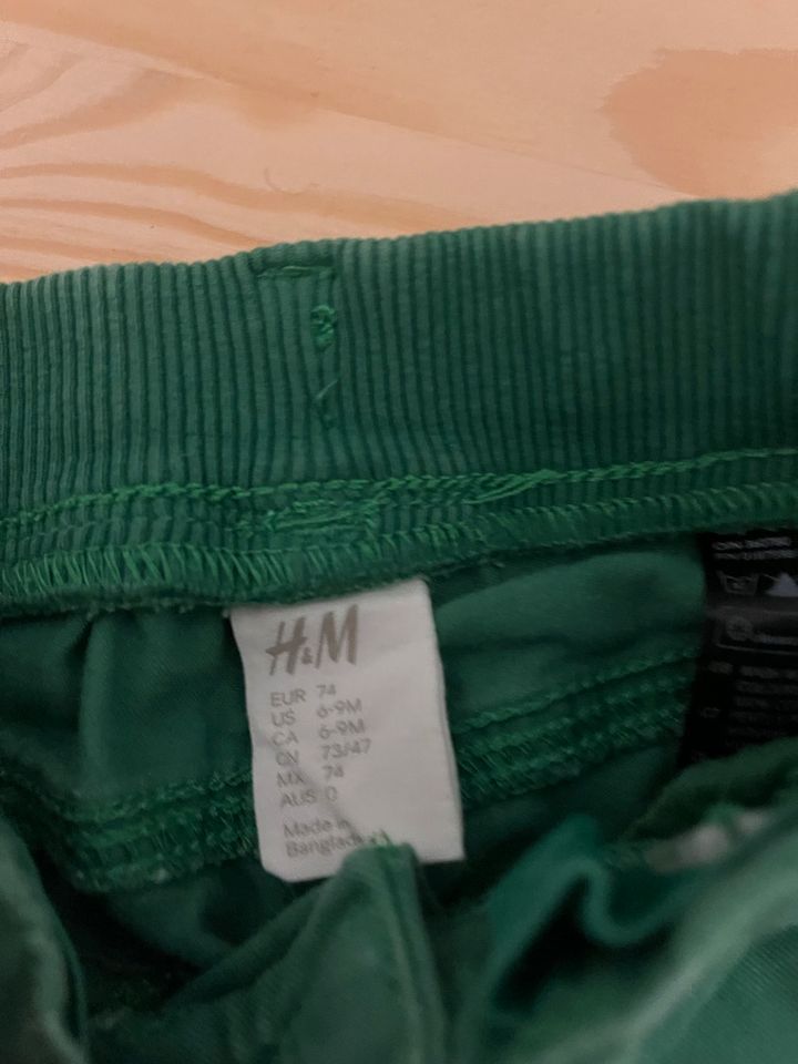 Jeans grün H&M 74 in Fritzlar